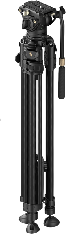 SMALLRIG 5201 Video Carbon Fiber Tripod Kit AD-50 Max