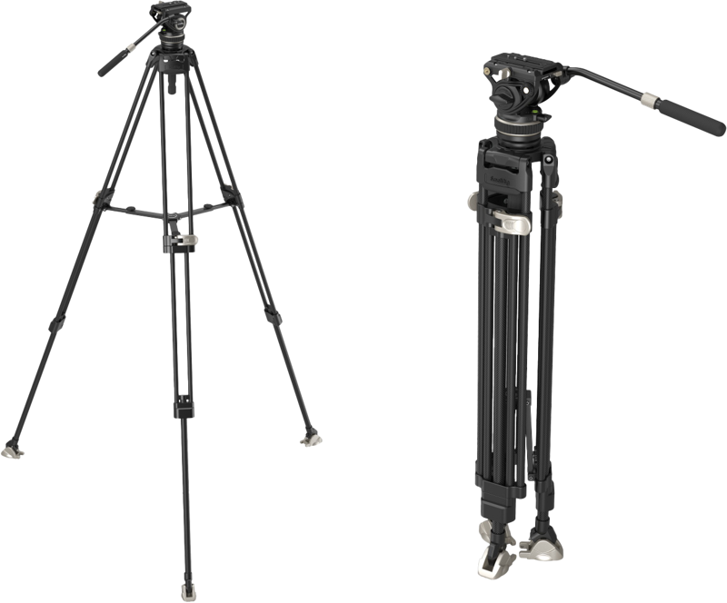 is a video tripod kit to facilitate video shooting. The tripod has adjustable legs