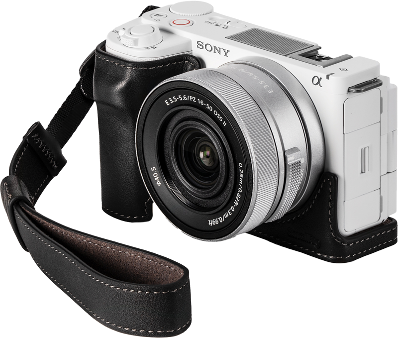 Designed to protect your camera while preserving its classic appeal. The kit includes a leather case and wrist strap