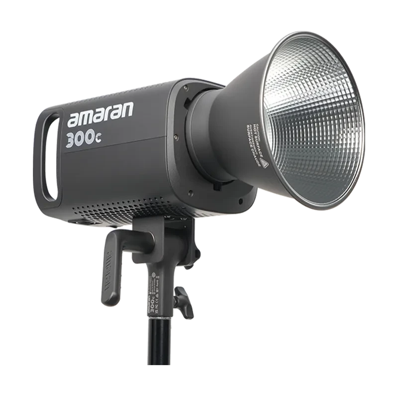 AMARAN 300c full-color Bowens-mount point-source LED light, CHARCOAL