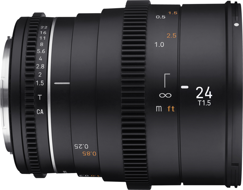 SAMYANG 24mm T1.5 VDSLR MK2 Canon EF