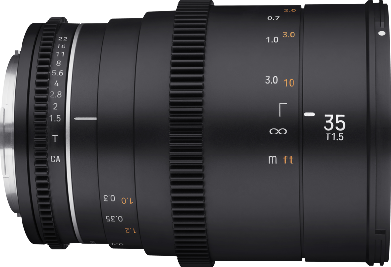 SAMYANG 35mm T1.5 VDSLR MK2 Canon EF