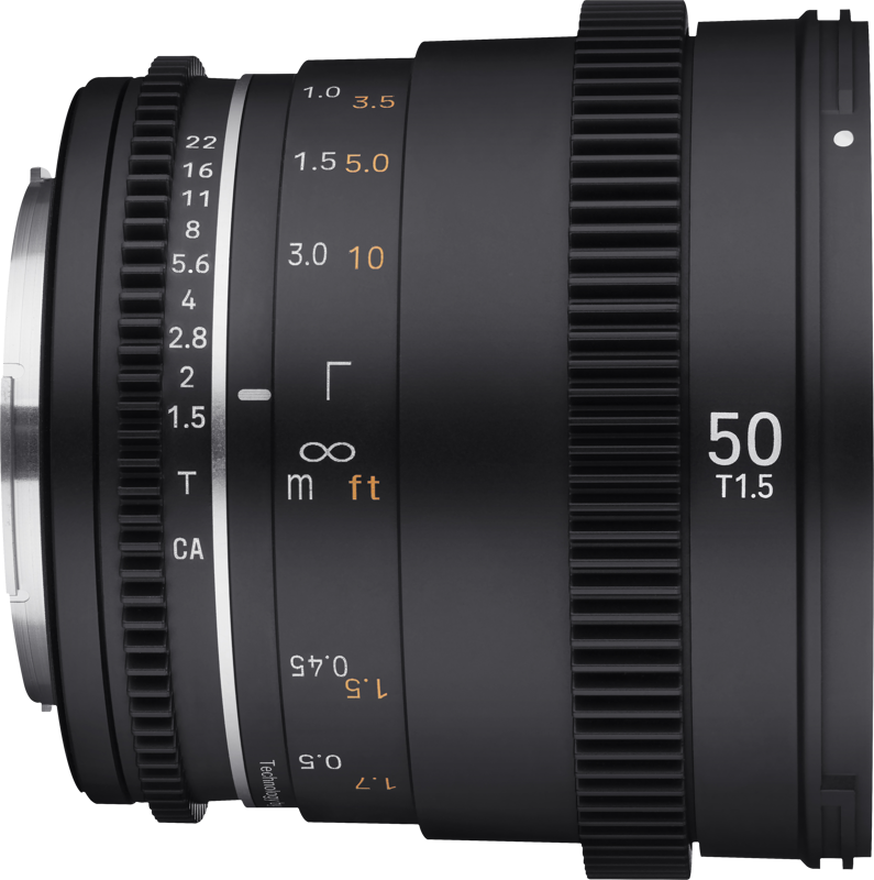 SAMYANG 50mm T1.5 VDSLR MK2 Canon EF
