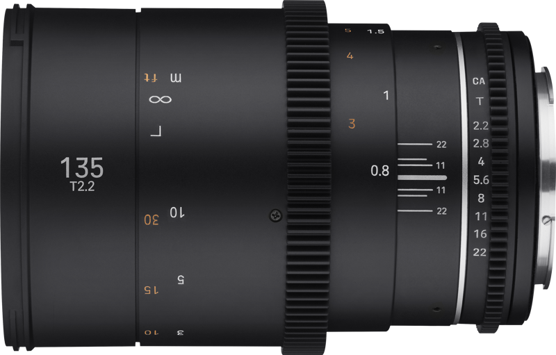 SAMYANG 135mm T2.2 VDSLR MK2 MFT