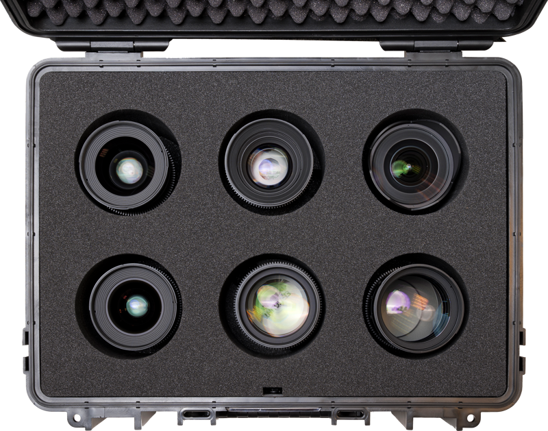 SAMYANG 6 KIT 14/24/35/50/85/135 VDSLR MK2 Canon EF + Hardcase