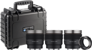 SAMYANG V-AF lens Kit 24/35/75 with MF Adapter and Hardcase