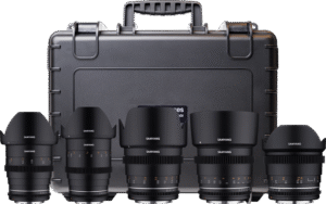 SAMYANG 5 KIT 14/24/35/50/85 VDSLR MK2 Canon EF + hardcase
