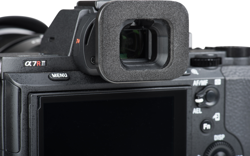 Waterproof eyepiece required for use with Think Tank Photo Hydrophobia rain covers.