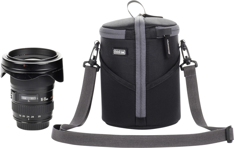 Dual opening protective lens cases available in a range of sizes.