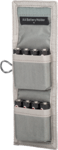 THINK TANK AA Battery Holder (Wallet holds: 8 AA or 16 AAA batteries) Grey