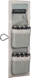 THINK TANK AA Battery Holder (Wallet holds: 8 AA or 16 AAA batteries) Grey
