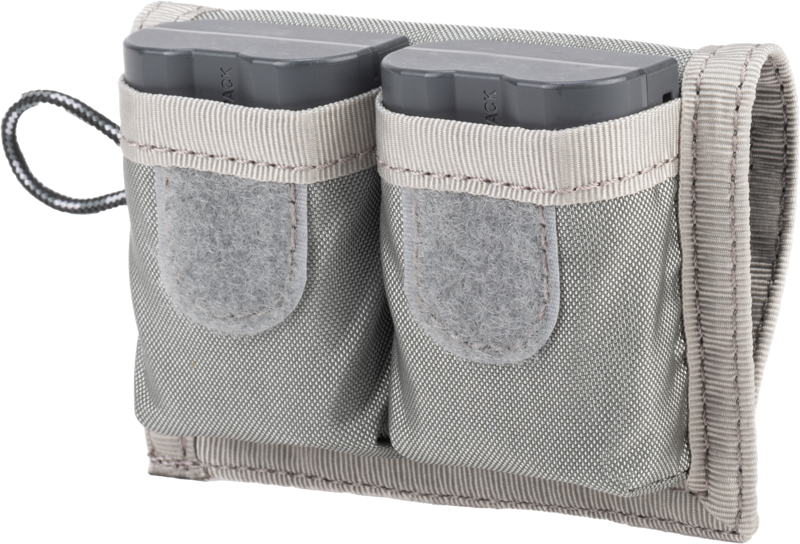 THINK TANK Battery Holder 2 (Wallet 2 standard DSLR or Mirrorless Batteries) Grey