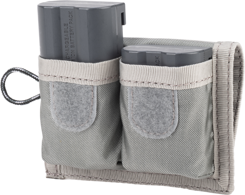 THINK TANK Battery Holder 2 (Wallet 2 standard DSLR or Mirrorless Batteries) Grey