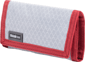 THINK TANK Cards & Power Wallet (holds 2 CF/CFexpre or 4 SD/micro SD & 2 Batteries) Chili Pepper Red