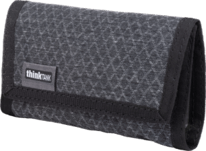 THINK TANK Cards & Power Wallet (holds 3 CF/CFexpr or 4 SD/micro SD cards & 2 Batteries) Slate Black