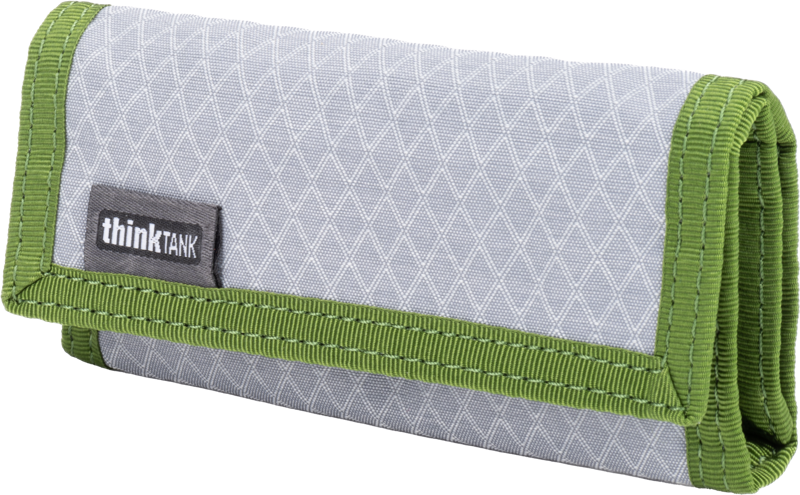 THINK TANK Secure Pocket Rocket (Wallet with Strap: holds 9 SD/CFexpress/Micro) Highland Green