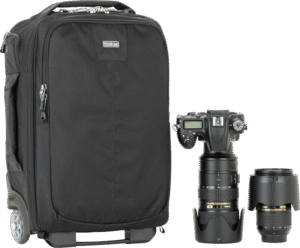 THINK TANK Essentials Convertible Rolling Backpack, Black