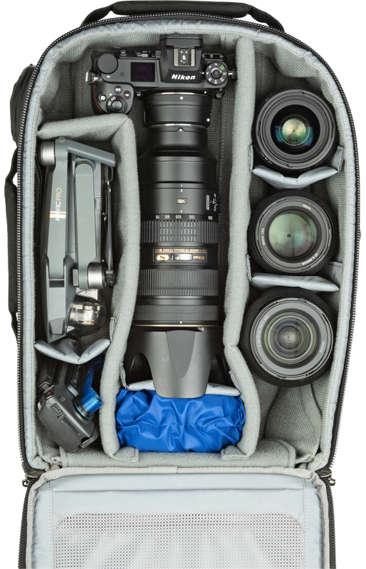 THINK TANK Essentials Convertible Rolling Backpack, Black