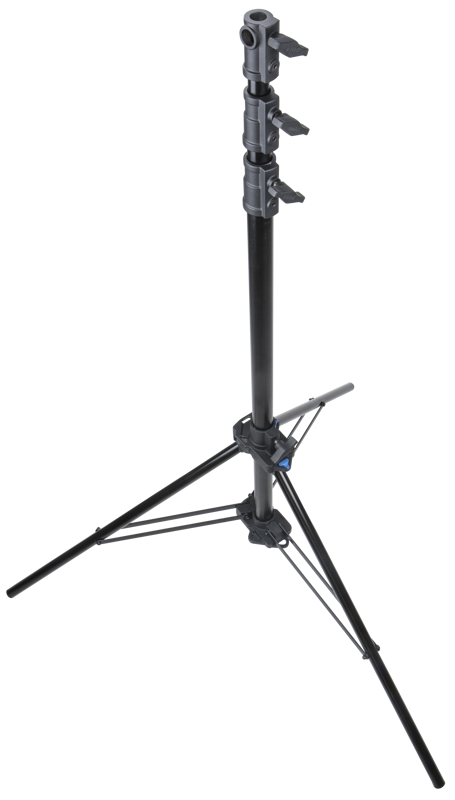 Kupo Click Stands are light weight aluminum kit stands perfect for the location photographer. They collapse flat and attach to one another with a simple click for easy transportation and storage.