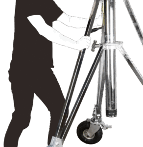 KUPO 756M Jumbo Stand with Braked Wheels