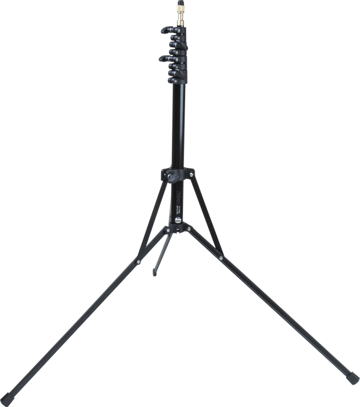 The innovative locking design equipped in the side of pole and base which allows insertion of the pole into the base and twist to lock. The pole will be locked firmly until the spring release button on the side of pole is pressed.