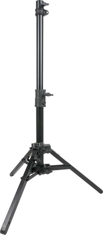 but supports 35.9kg. It features dual leveling legs so that you can easily level the stand on uneven terrain.