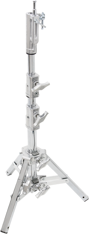 Perfect for supporting heavy fixture or any type of grip equipment low to the ground. Features a steel baby 5/8" (16mm) pin to accept any baby receiver. This all-metal stand has aluminum brake castings and knobs with stainless steel heli-coil inserts.