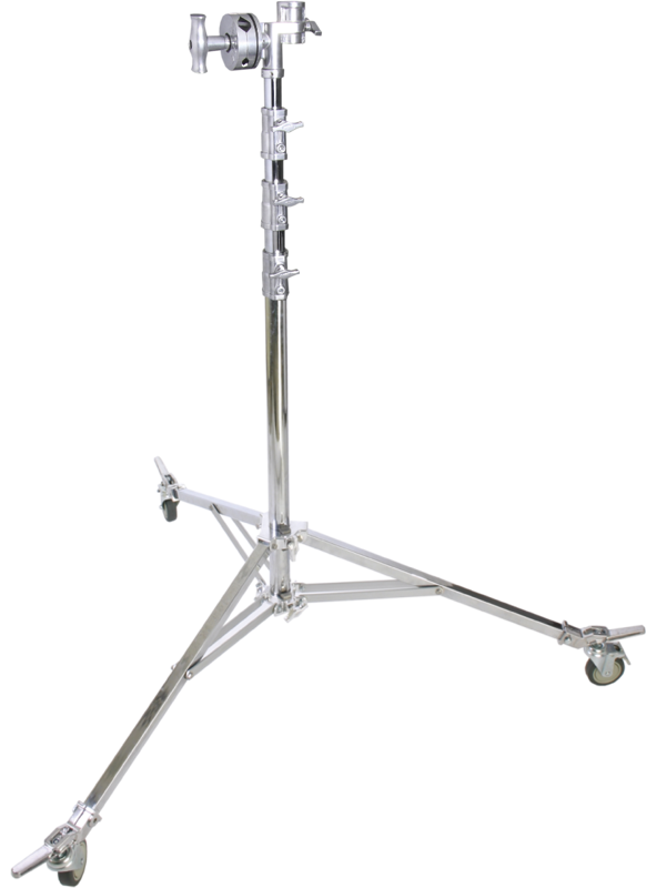 Kupo 4.3m Medium Steel Overhead Roller Stand. The Mombo combo style head allows for mounting frames