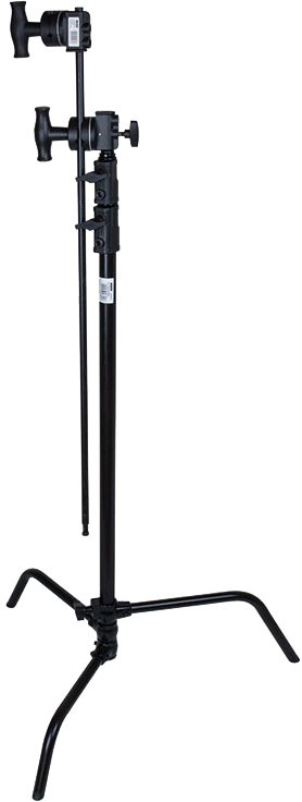 KUPO CL-20MKB 20" Master C-Stand With Sliding Leg & Quick Release - Black Kit
