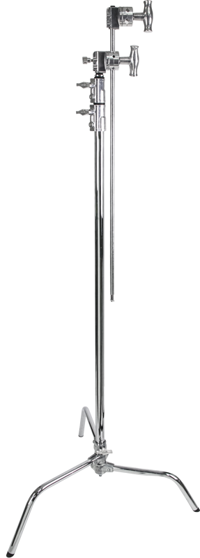 KUPO CS-40MK 40" Master C-Stand with Sliding Leg - Silver Kit