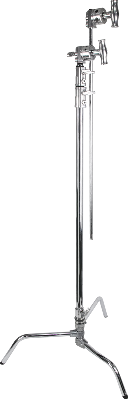 The Kupo Master C Stand with Turtle Base features a unique innovation in the world of C Stands that enables the still or moving image-maker of any skill level to open and collapse the legs of the base in under two seconds!