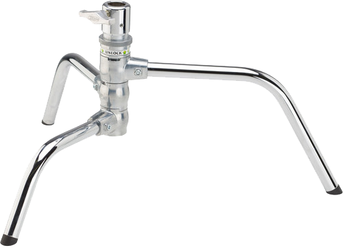 This is a smaller version of the Master C Stand Turtle Base (CT-BS). The smaller footprint allows you to set up in smaller spaces. The compact design also save a bit on both weight and storage space making it easier to transport.