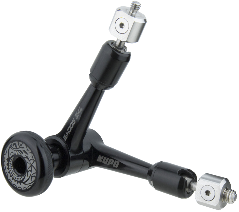 The 10" Rock’s Arm is a precise and versatile articulating arm that will support up to 8kg and is designed for holding field monitors