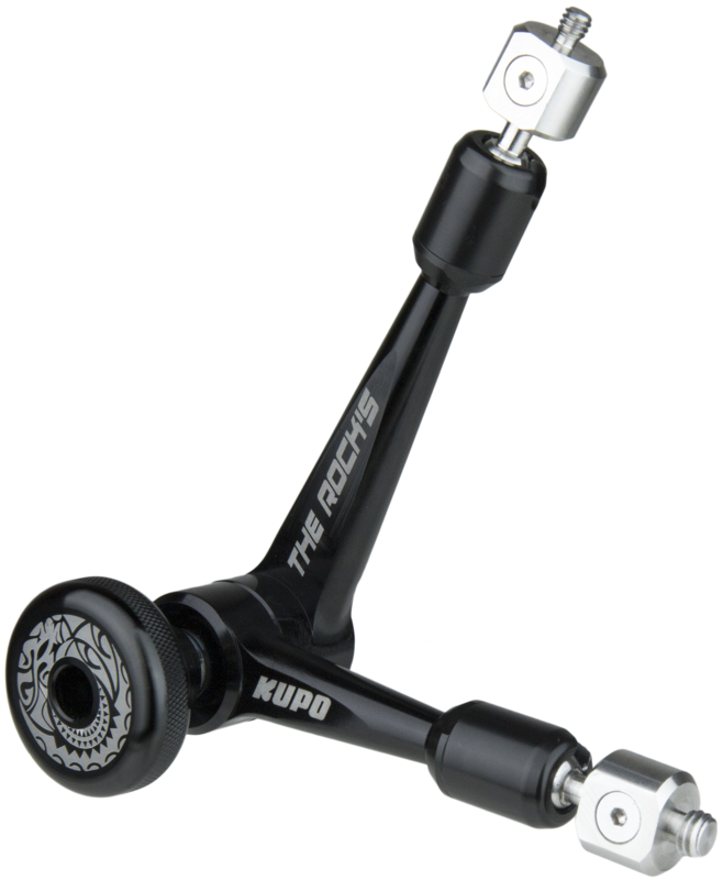 The 11" Rock’s Arm is a precise and versatile articulating arm that will support up to 8kg and is designed for holding field monitors