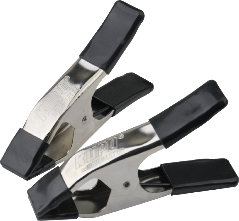 KUPO KCP-356-BK 6in Steel Spring A Clamp - Black (Set of 2)
