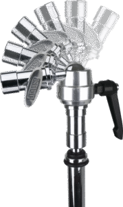 KUPO KCP-412 5/8" Swivel Super Grip Double Baby Receiver