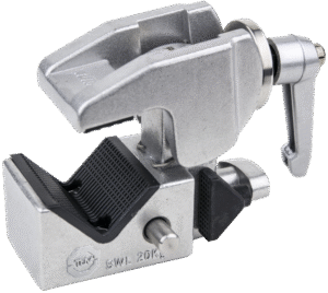 KUPO KCP-710 Convi Clamp with Adjustable Handle - Silver