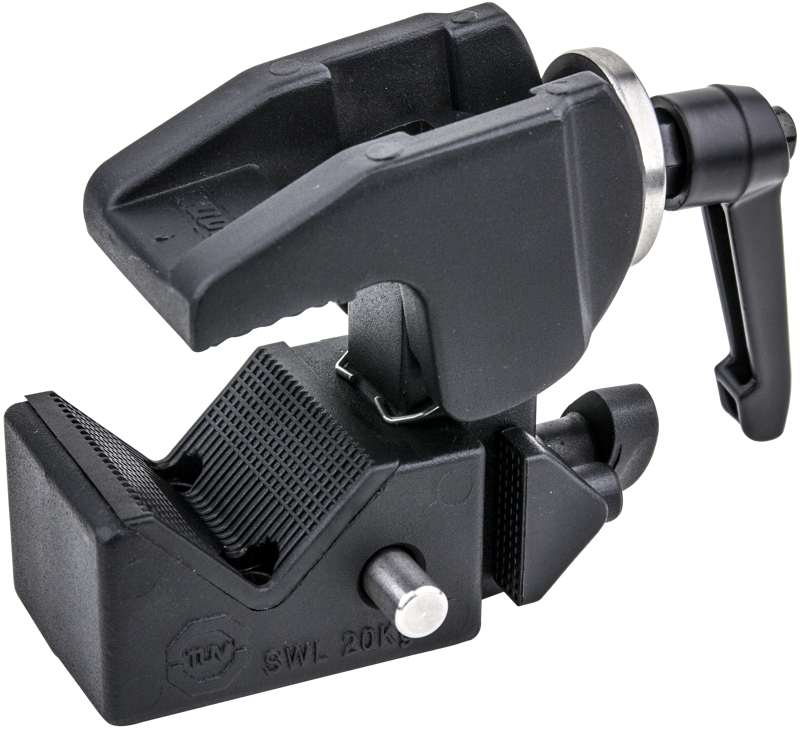 KUPO KCP-710B Convi Clamp with Adjustable Handle - Black