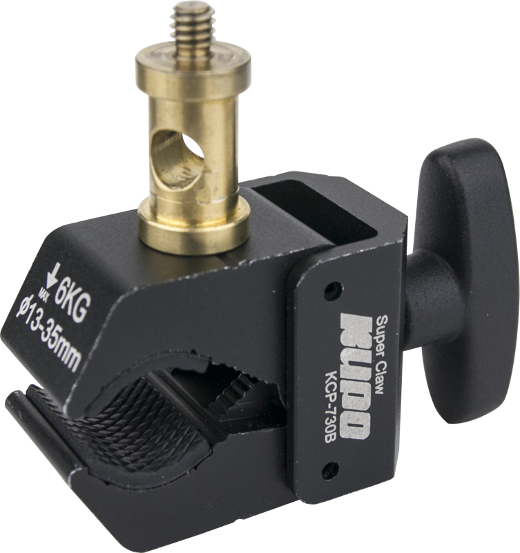 KUPO KS-014R Round Stud with 3/8" -16 Male and 1/4-20 Male