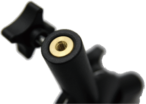 KUPO KS-015R Round Stud with 3/8" -16 Female and 1/4" -20 Female