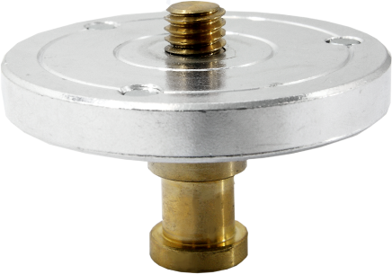 KUPO KS-023 3/8"-16 Threaded Mounting Plate with Baby 5/8" (16mm) Stud