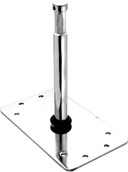 This adapter makes it super easy to mount your light fixtures onto flat objects such as walls or pigeon plates. The 6" Baby Plate can be affixed to a wall or flat surface and features a 6" 5/8" baby pin.