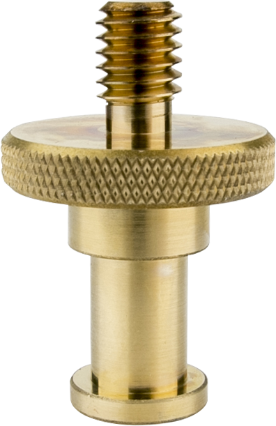 This is an adapter for the Convi Clamp System. It is a solid brass round 5/8" adapter stud with 3/8''-16M.