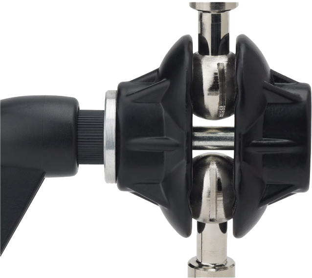 KUPO KS-103 Double Ball Joint Adapter with Dual 5/8" (16mm) Studs