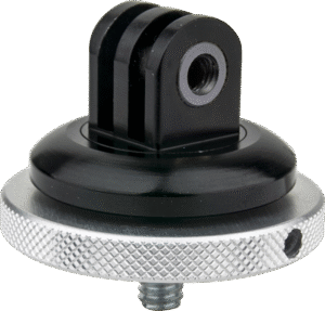 KUPO KS-124 Metal GoPro Tripod Mount with 1/4"-20 Male