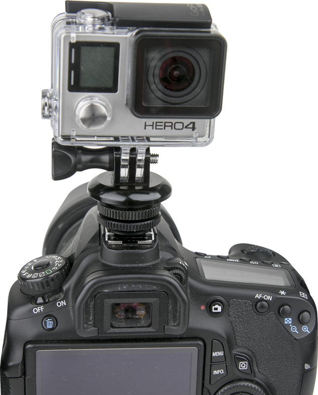 KUPO KS-134 GoPro Tripod Mount with Hot Shoe Adapter