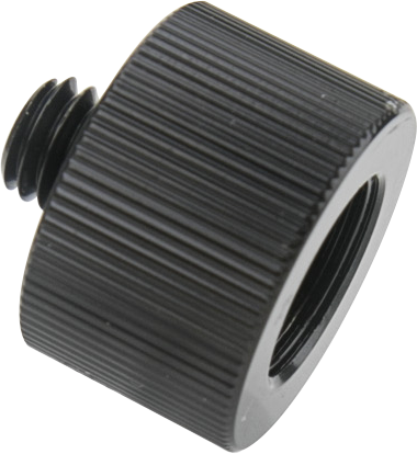 Kupo Microphone Stand Adapter 5/8"-27 to 3/8"-16M- Solid Adapter designed for quick mounting cameras recorders and other accessories on to microphone stands.