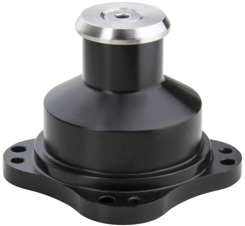 6061-T6 CNC aluminum with a black hard anodized finish makes this Toad (male adapter) precisely mounted on ” Toad In The Hole Quick Release" which allows quick movement of the gimbal from one setup to the other.