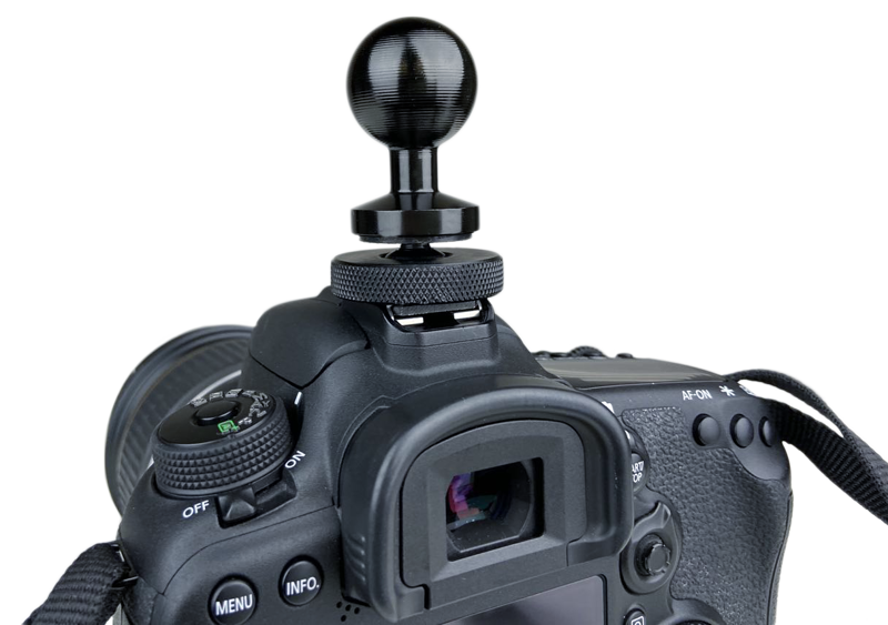 KUPO KS-407 Super Knuckle Ball With Cold Shoe Adapter