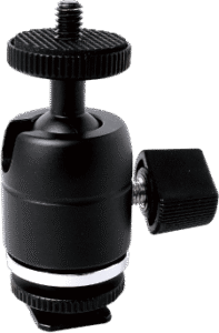 KUPO KS-CB03 Mini Ball Head with Hot Shoe Adapter
